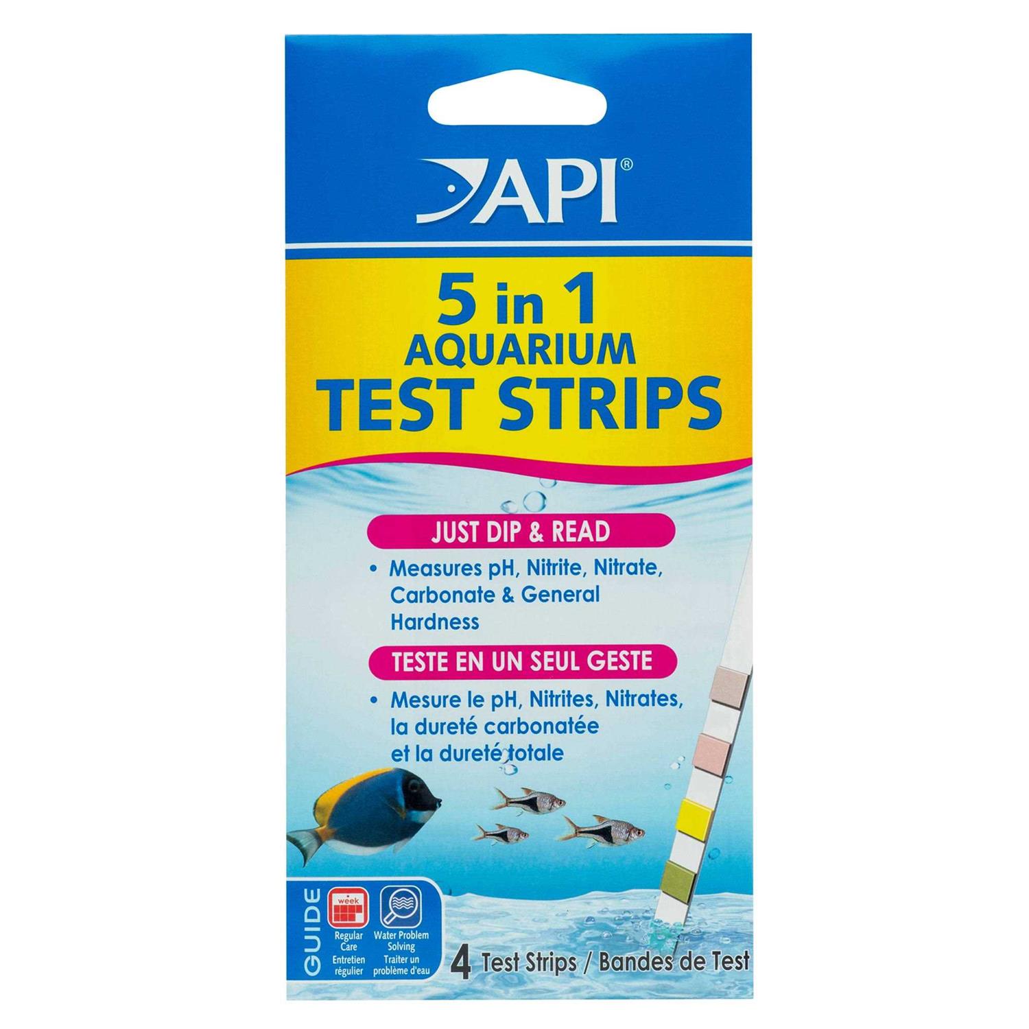 API 5 in 1 Aquarium Test Strips - Pet Supplies online store