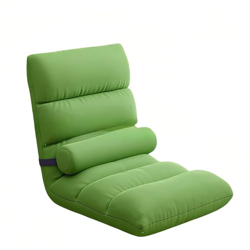 Folding Tatami Lazy Sofa Balcony Reclining Chair fallow Single Sofa (pink, 6 squares)