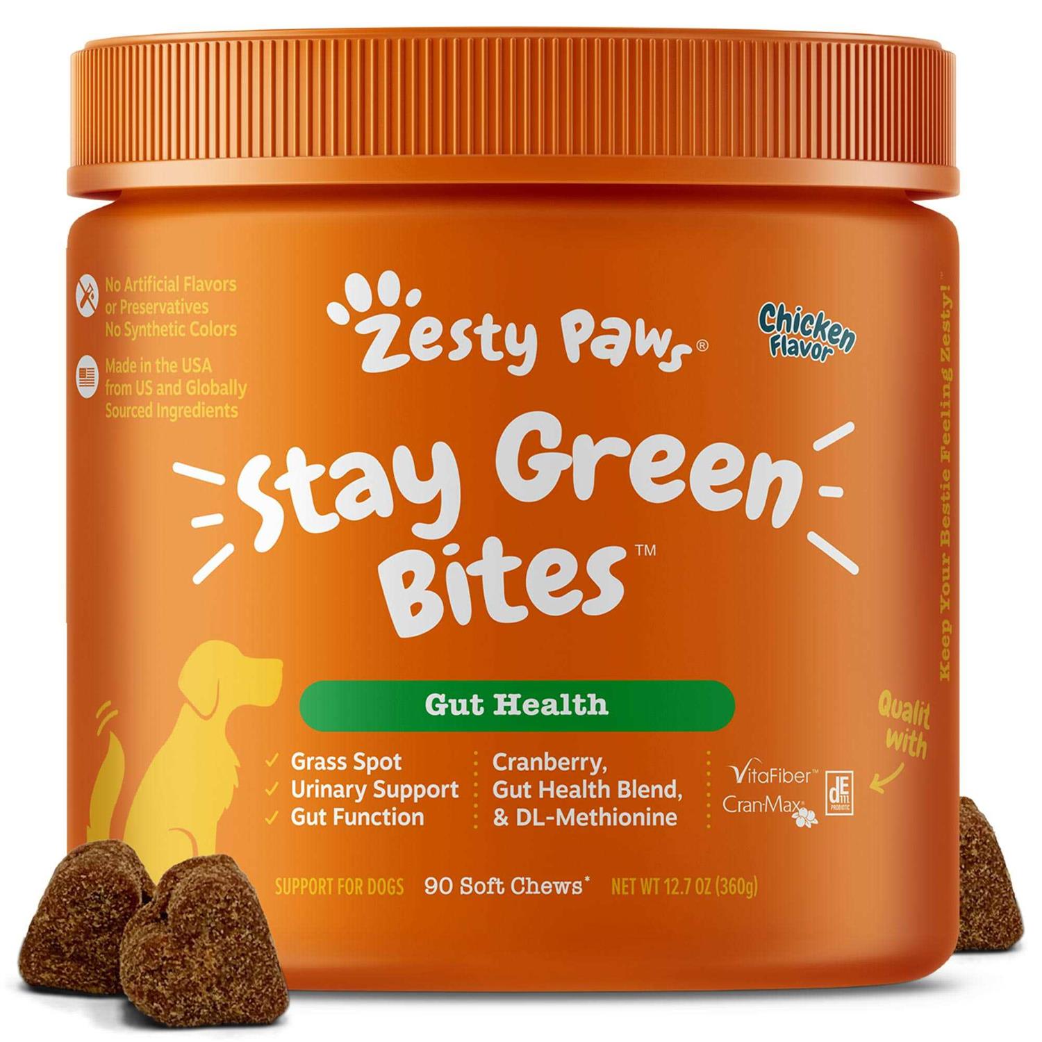 Zesty Paws Stay Green Bites for Dogs - Pet Supplies online store