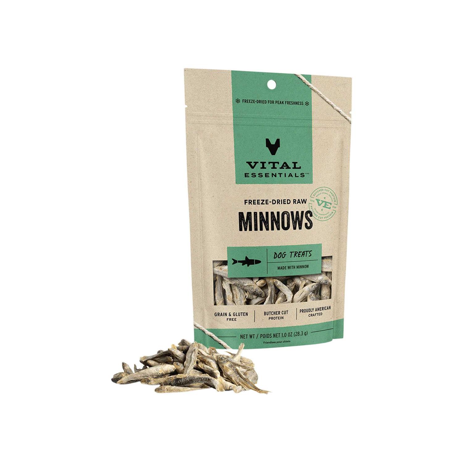 Vital Essentials Freeze Dried Minnows Dog Treats - Pet Supplies online store