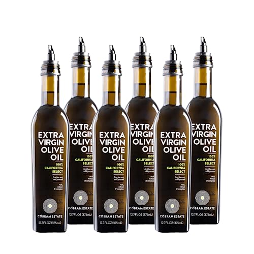 Cobram Estate California Select Extra Virgin Olive Oil - First Cold Pressed, Non-GMO, Keto Friendly, High in Antioxidants, Fruity & Balanced - Cold Pressed Olive Oil Bottle EVOO - 750ml (Pack of 1)