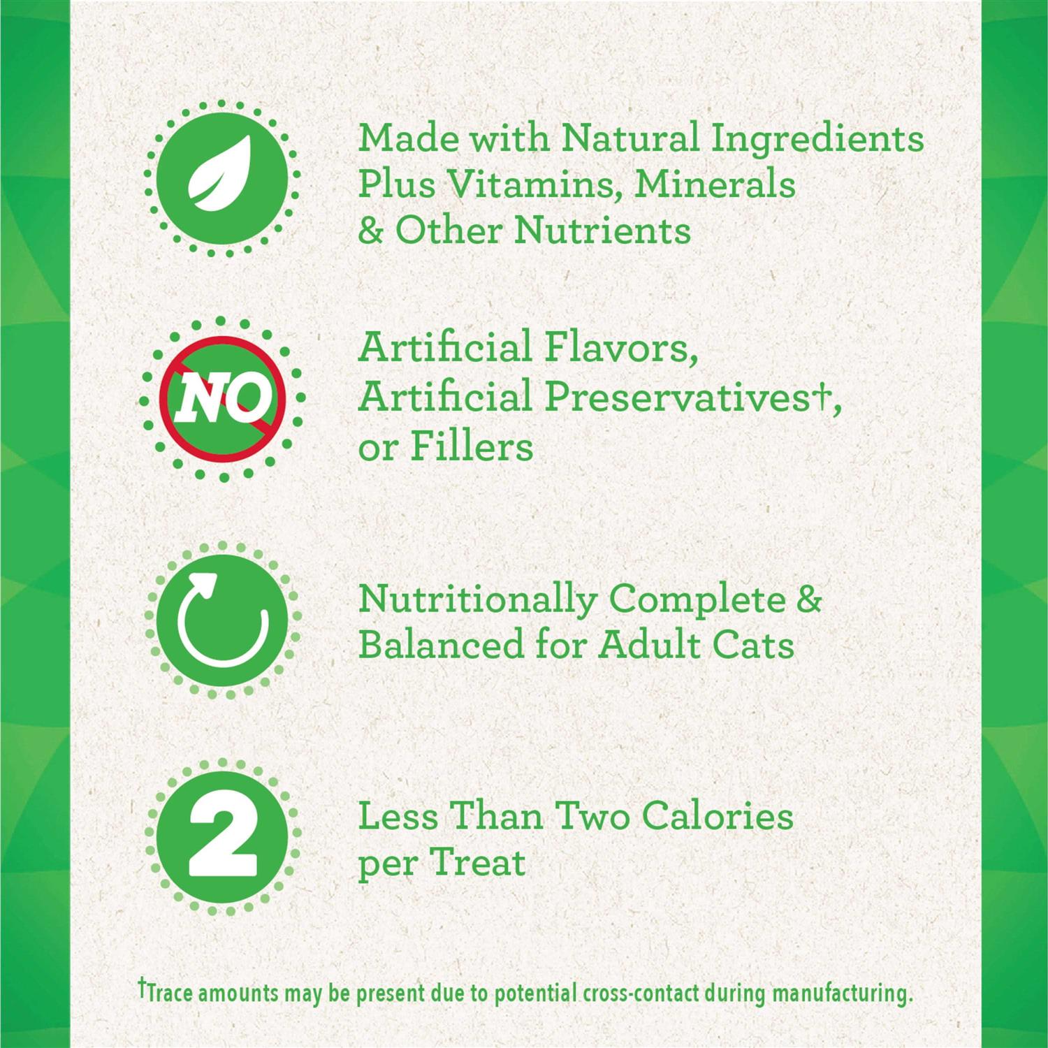 Feline Greenies SmartBites Cat Treats Skin & Fur - Pet Supplies online store