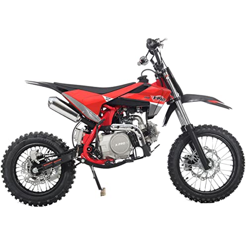 X-PRO 110cc Dirt Bike with Semi-Automatic Transmission, Kick Start, Big 14