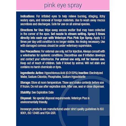Vetericyn Plus Pink Eye Spray - Pet Supplies online store