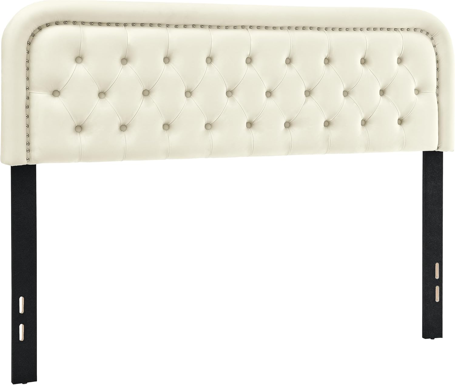 Tufted Upholstered Headboard Queen Size,Bed Headboards for Adjustable Head Boards Mid Century Modern Velvet Head Board Bedroom Free Standing Fabric Stand Alone (Beige,62