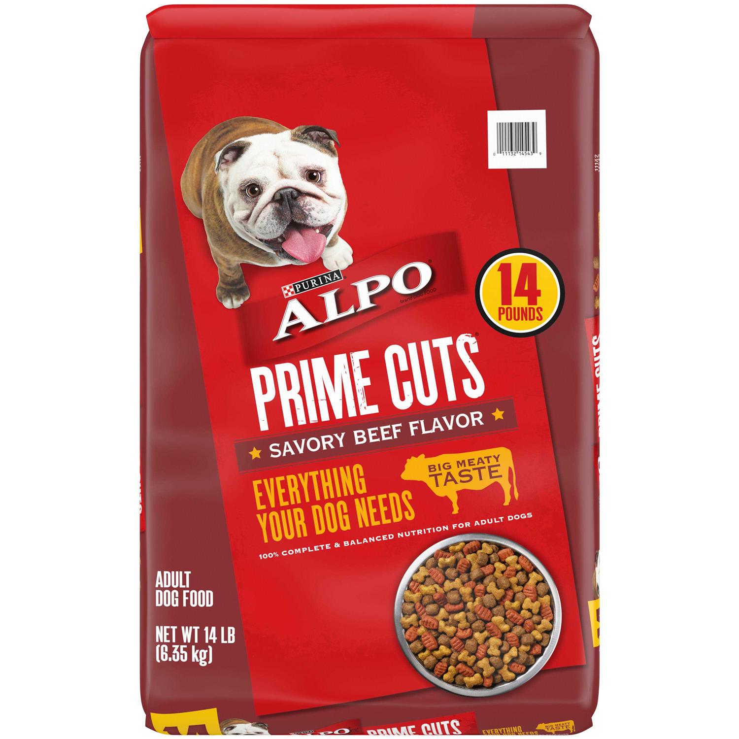 Purina Alpo Prime Cuts Savory Beef Dry Dog Food - Pet Supplies online store