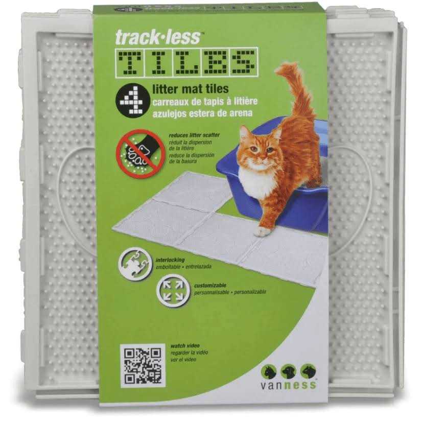 Van Ness Track Less Litter Mat Tiles - Pet Supplies online store