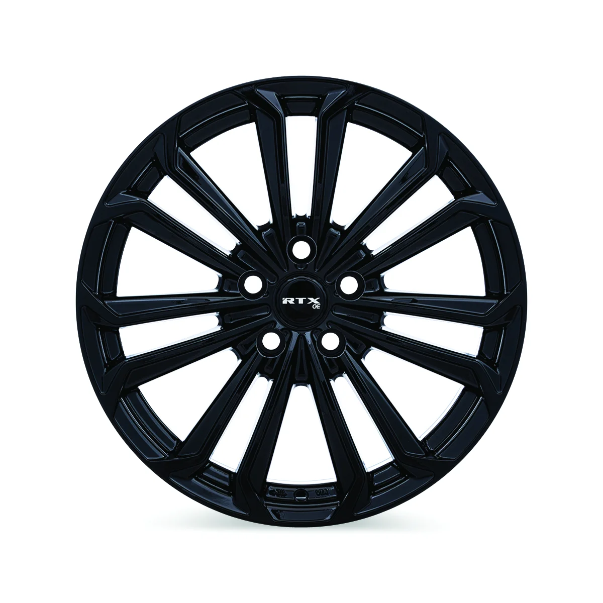 RTX Aura 16x7 5x100 ET38 CB54.1 Gloss Black Wheel