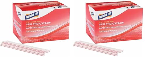 Genuine Joe GJO20050CT Plastic Stir Stick, 5-1/2