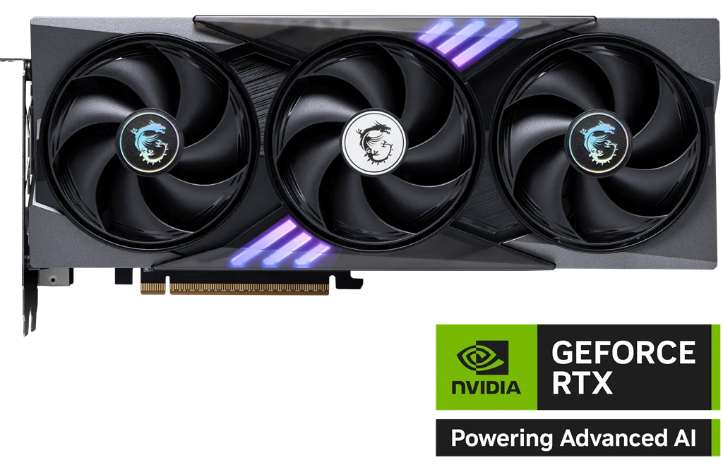 MSI GeForce RTX 5060 8G GAMING TRIO OC Graphics Card, 8GB GDDR7, DPx3, HDMIx1, DLSS 4