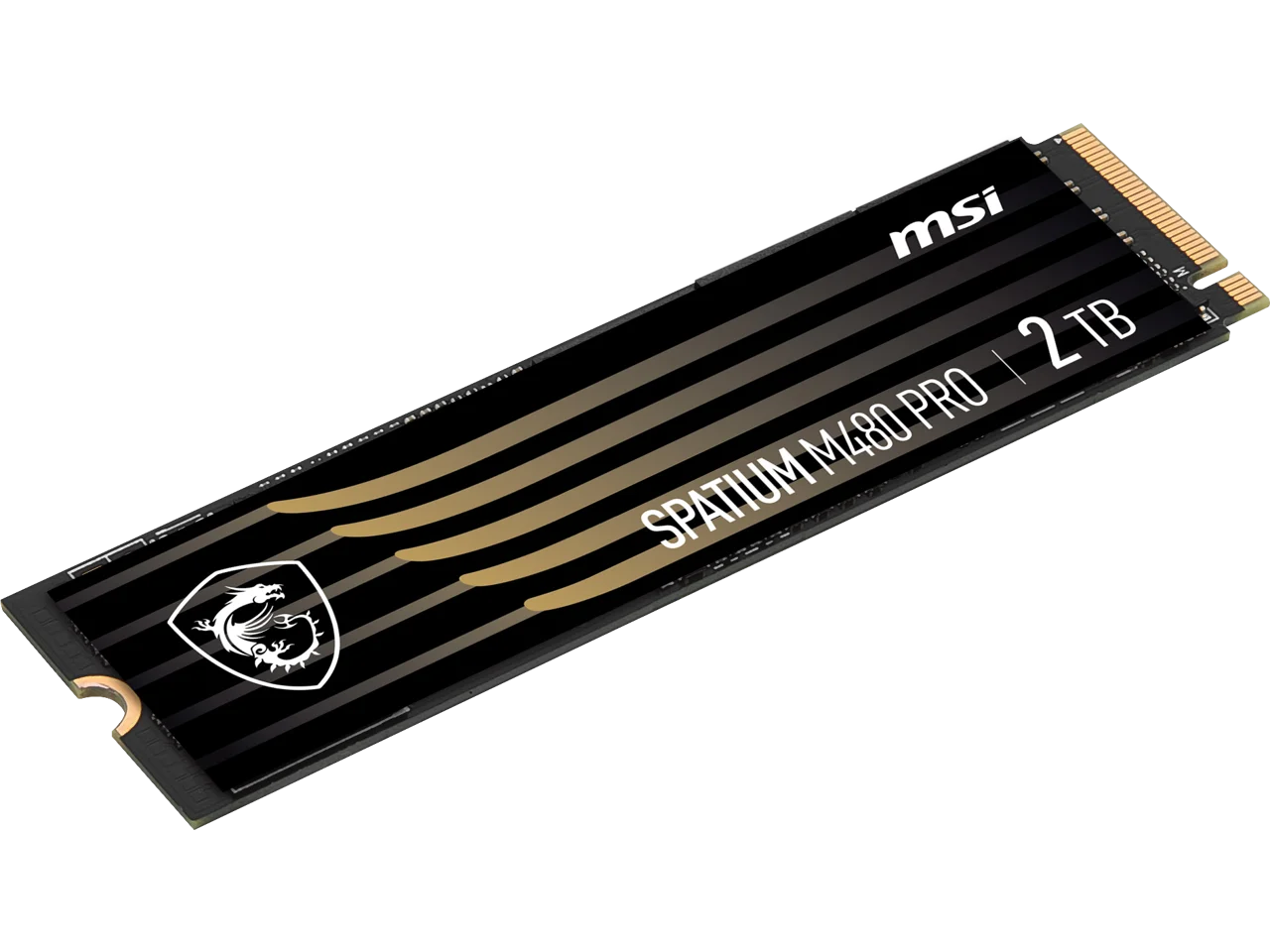MSI SSD SPATIUM M480 PRO PCIe 4.0 NVMe M.2 2TB Internal Solid State Drive (SSD)