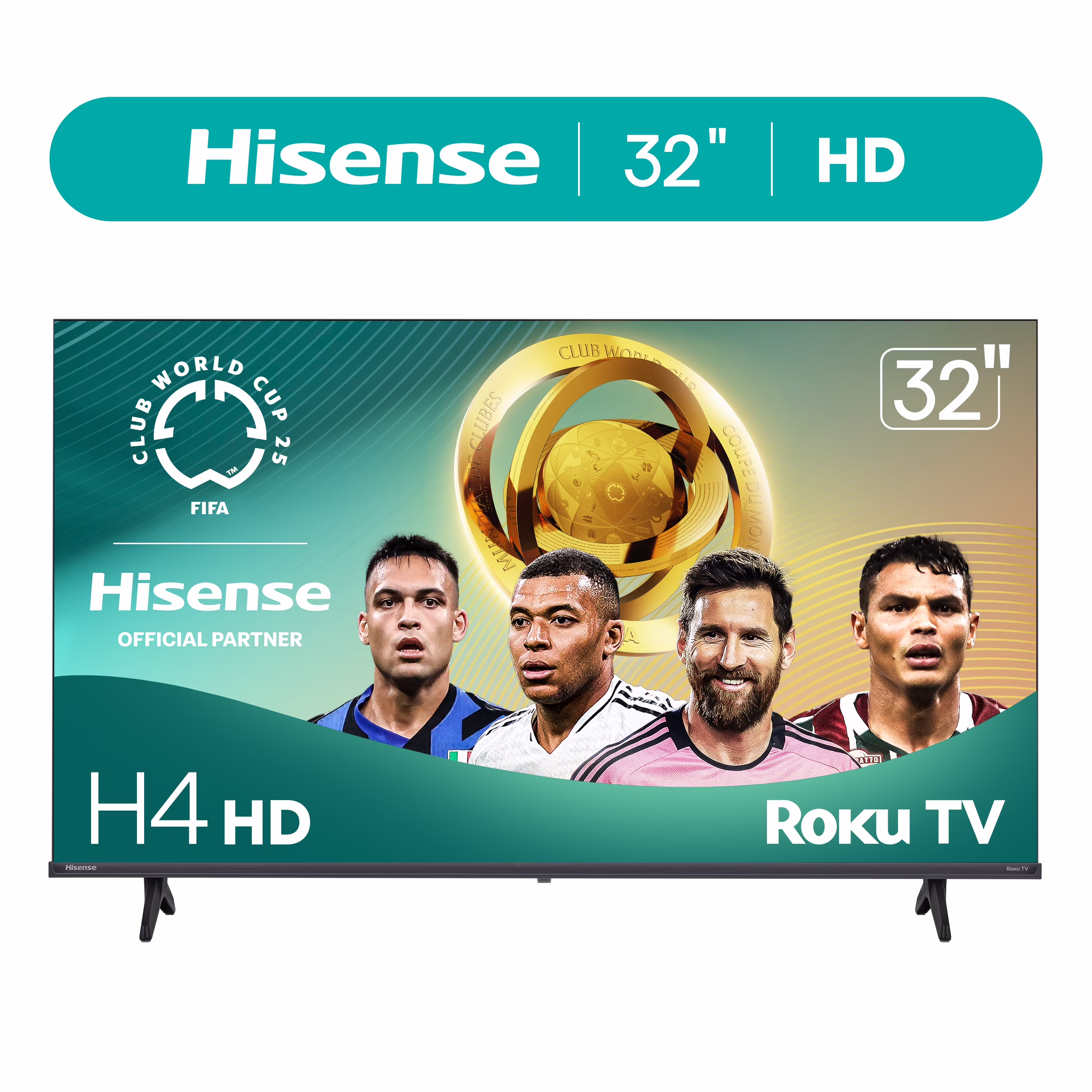 "Hisense 32"" HD LED Roku Smart TV 32H4030F1 with Wi-Fi, Fast Search, Game Mode"