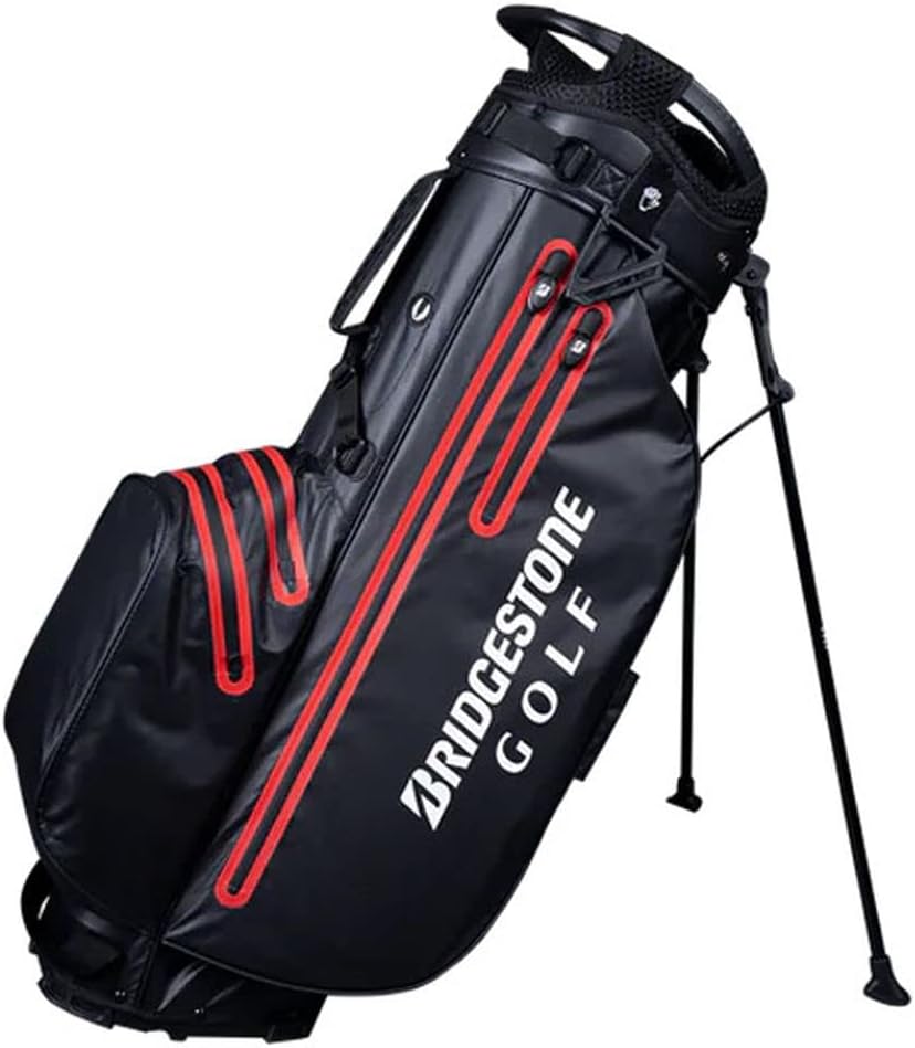 Bridgestone Waterproof Stand Bag (Black, 4-Way top) 2022
