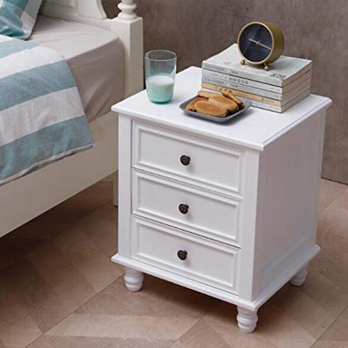 Nightstands Bed Table,Living Room Simple Locker, Bedroom Bedside Drawer Cabinet, Sofa Multifunctional Small Storage Cabinet (Color : Brown, Size : 453854.5)