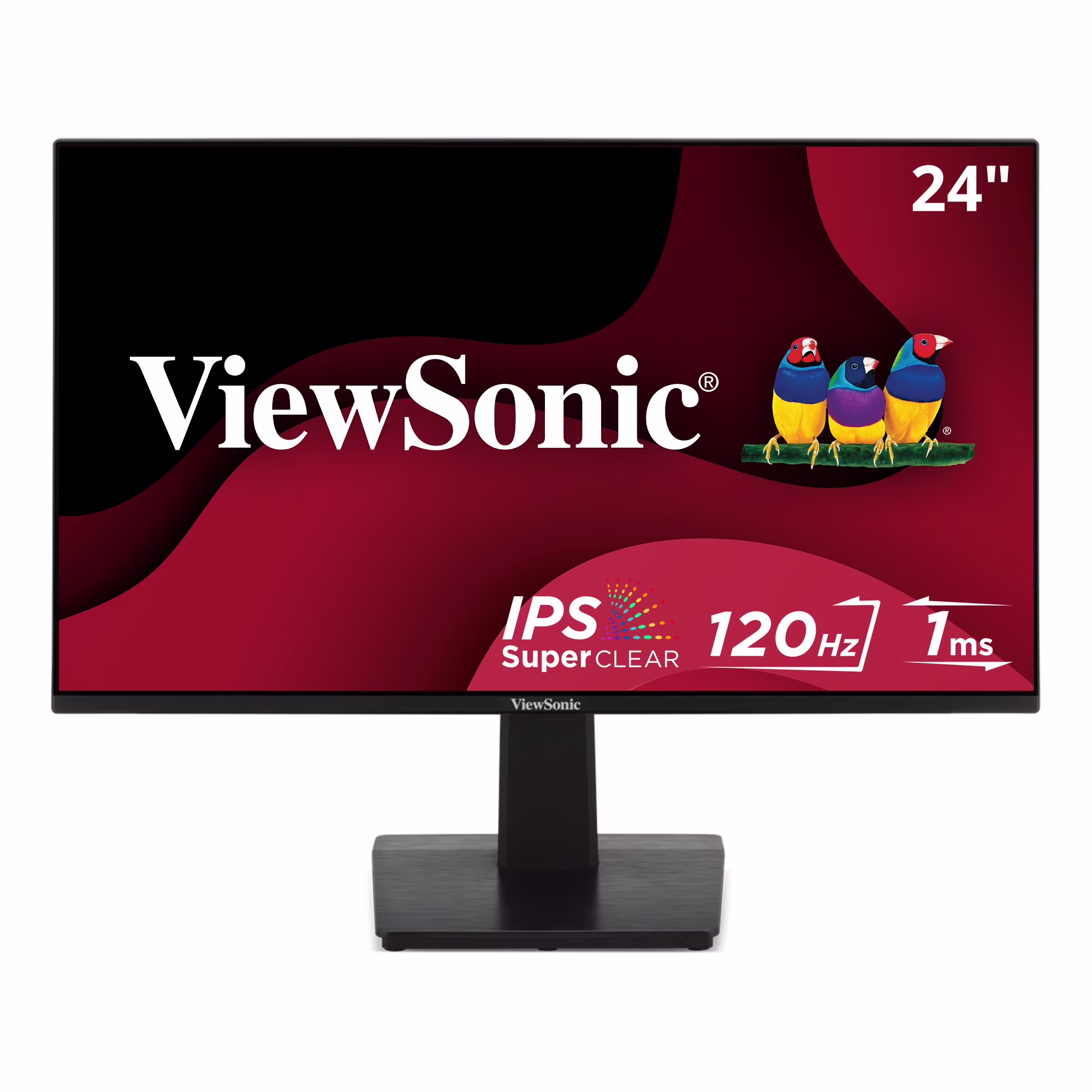 ViewSonic VA2448-MH 24 Inch Full HD 1080p IPS Monitor with 120Hz, Variable Refresh Rate, Eye Care, HDMI, and VGA Inputs for Home and Office