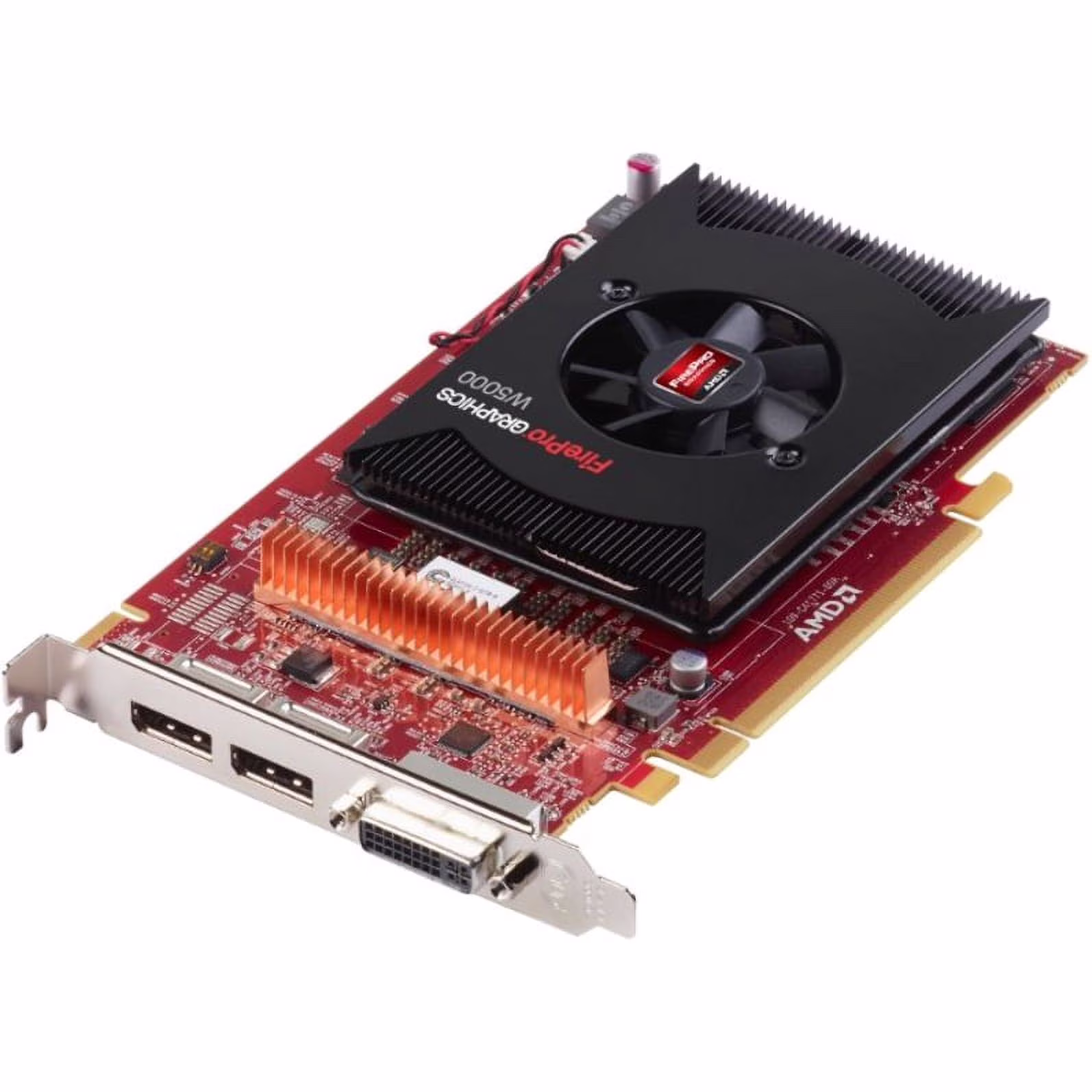 Sapphire AMD FirePro W5000 GPU, 2GB GDDR5, Workstation Video Card, Eyefinity, PowerTune