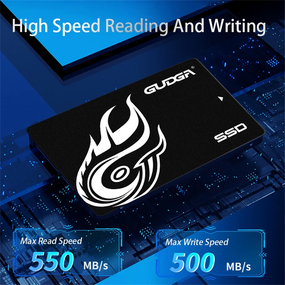 GUDGA 2.5 inch 128GB SSD SATA III 6.0Gb/s Internal Solid State Drive Storage for Laptop, Desktop