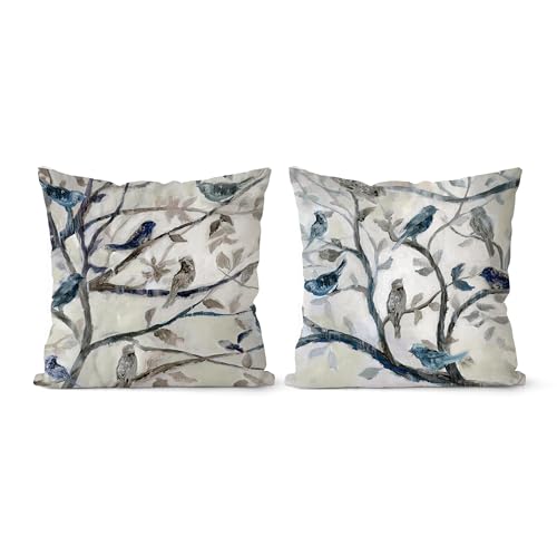 Designer Vintage Birds Pillow Covers 18