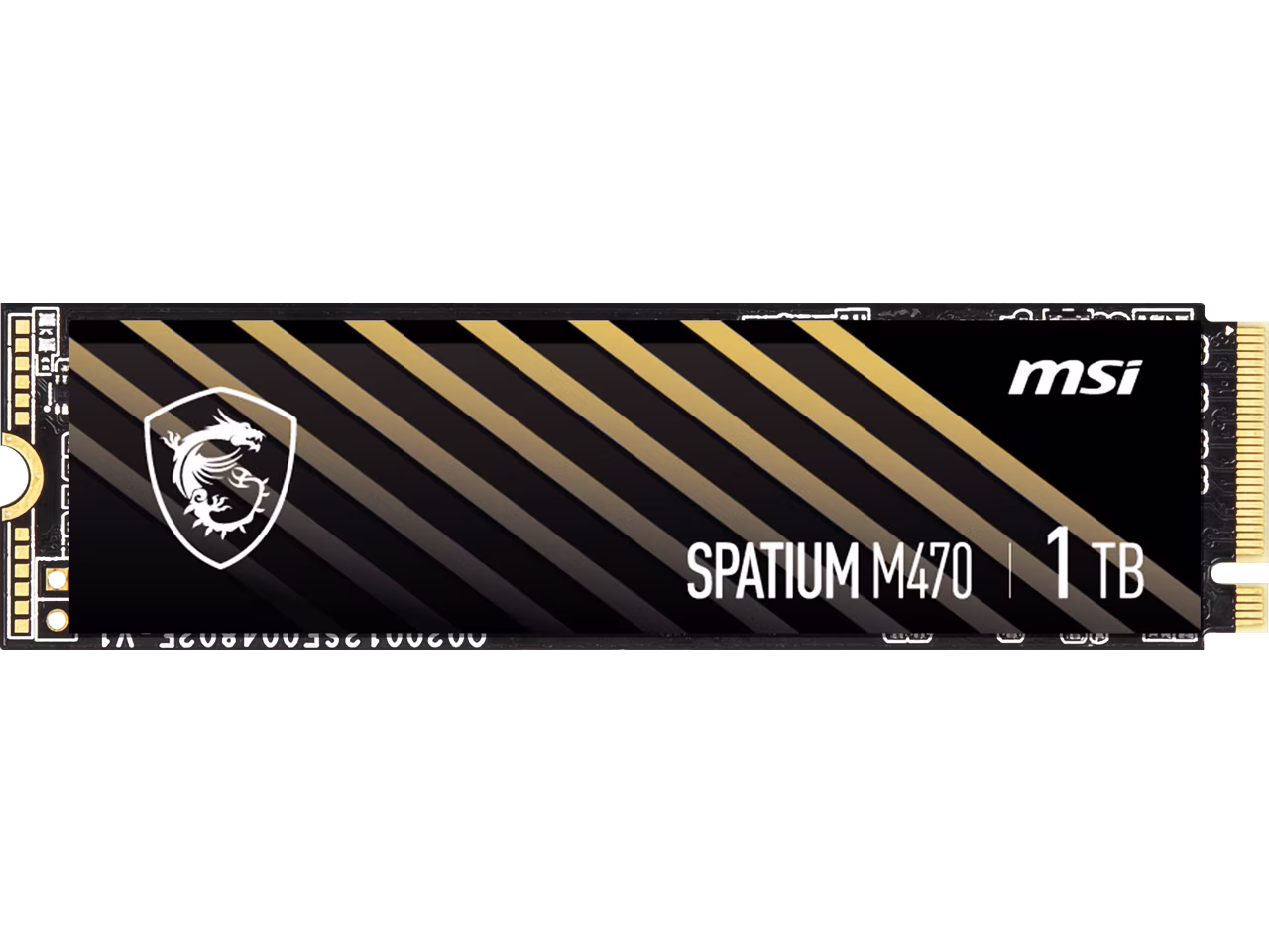 MSI SPATIUM M470 PRO PCIe 4.0 NVMe M.2 2280 1TB PCI-Express 4.0 x4 3D NAND Internal Solid State Drive (SSD) - SM470PN1TB