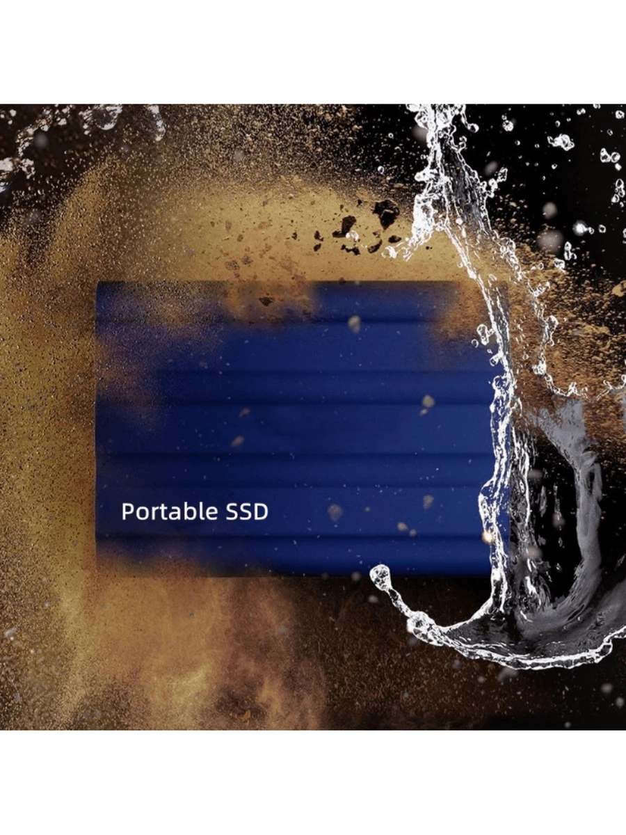 2TB Portable External Solid-State Drive - High-Speed Data Transfer, Compact And Lightweight Design, Suitable For Lasptops, Offices, Students, Professionals - Files/Videos