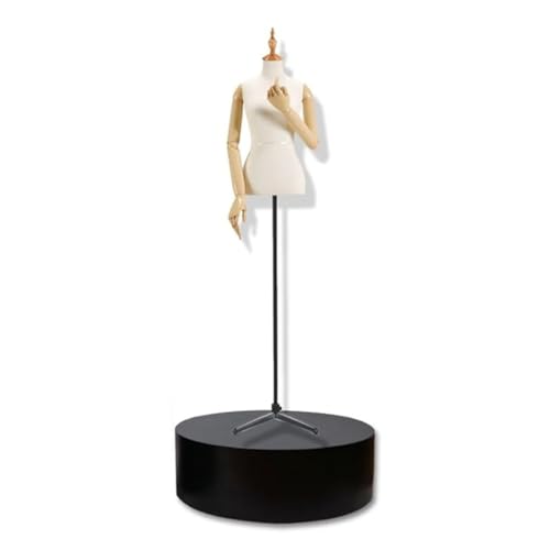 Bridal Shop Platform Base, Cylinder Pedestal Stands- Round Countertops Step Plinths, Display Risers for Clothing Store & Boutiques & Bridal Shop(White,80x20cm/31.5*7.8IN)