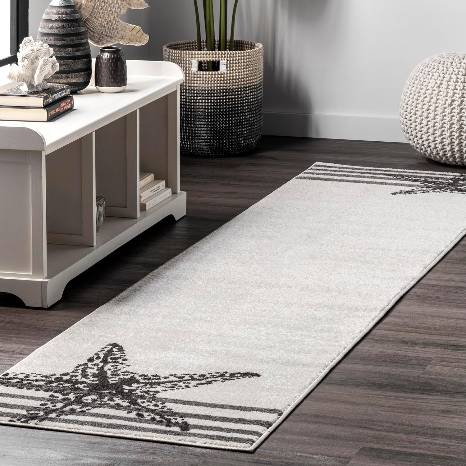 nuLOOM Minnie Coastal Starfish Runner Rug , 2' 6