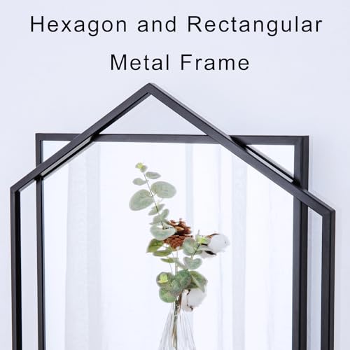 Black Decorative Mirror for Wall Decor, 26