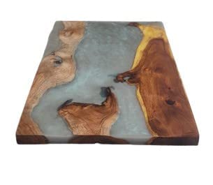 Customized Unique Large Epoxy Table, Resin River Dining Table for 2, 4, 6, 8 Flexible and Customized, Living Room Table, Home décor Epoxy Table (without Stand, 36 x 24 Inches)