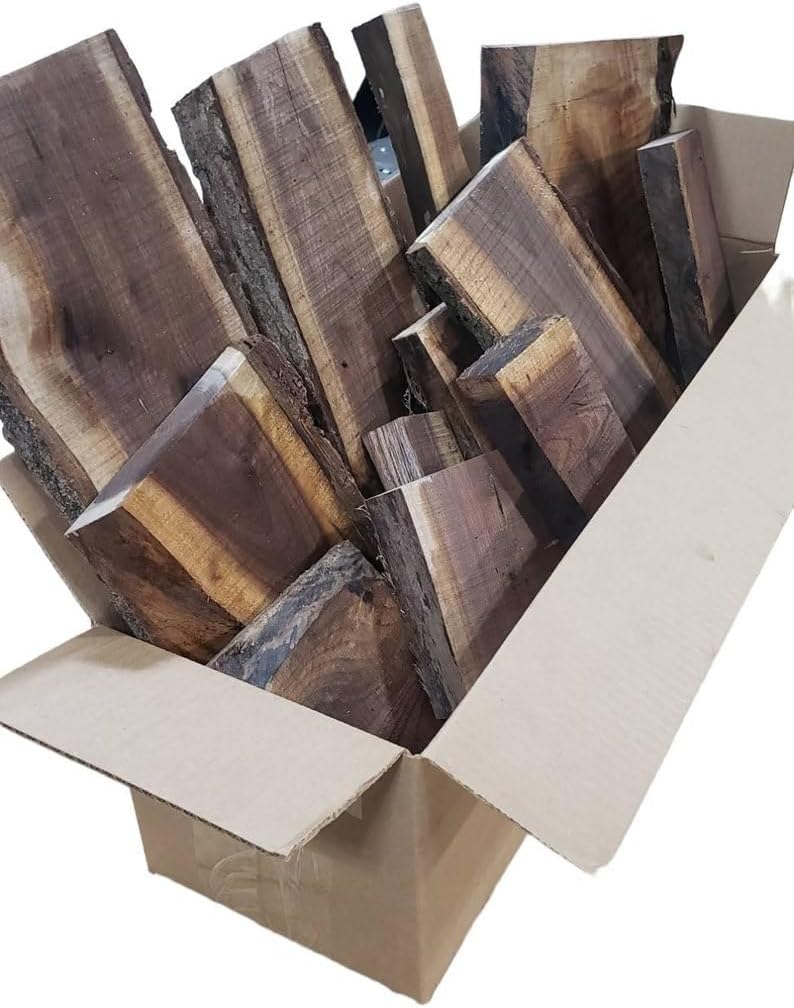 Walnut Live Edge Assortment Box 25-28 lb