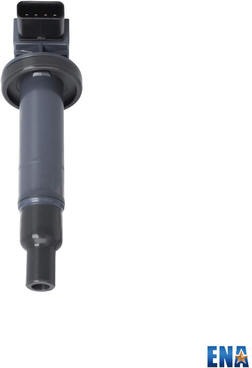 ENA Set of 4 Ignition Coil Pack UF316 with 4 Iridium Spark Plug 7090 1.5 L4 Compatible with Scion Toyota Echo Prius Yaris xA xB 2000-2018 1.5L Replacement for 9091902240 C1304 UF316T