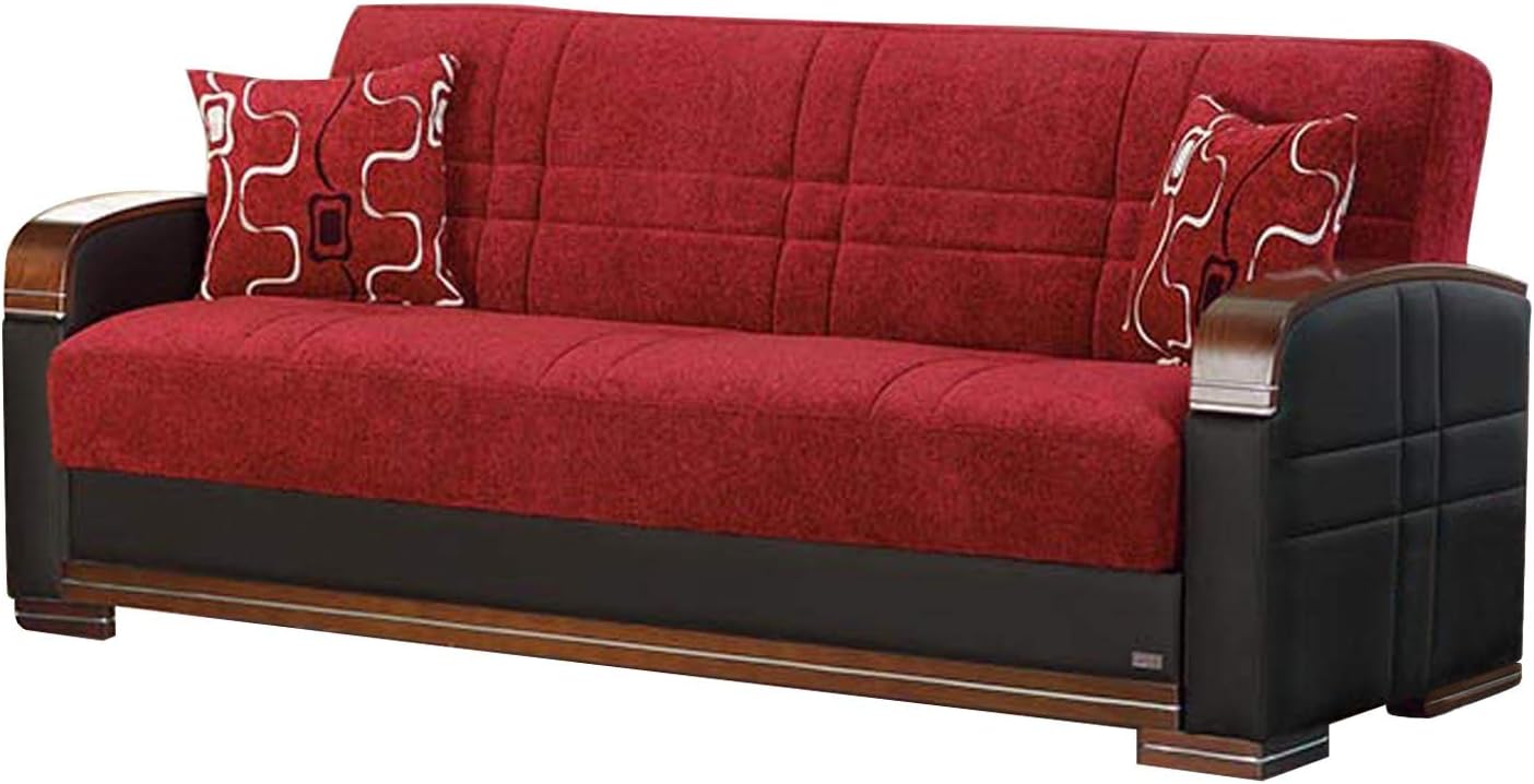 BEYAN Indiana Modern Upholstered Living Room Sofa Bed
