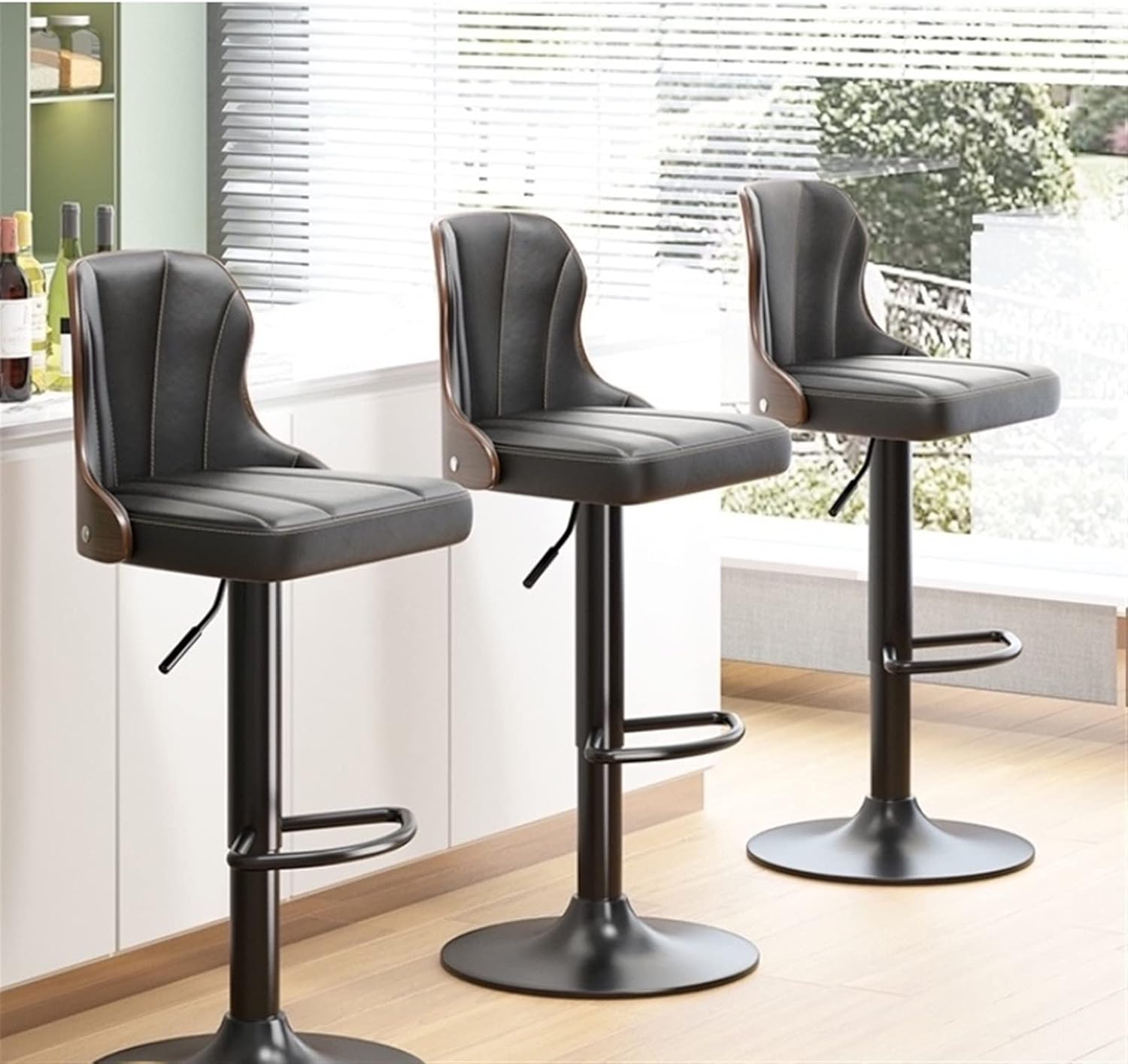 Barstools， Modern Bar Stool Adjustable Lift Dining Chairs Home Fashion Luxury Bar Stool High Chair Bar Furniture