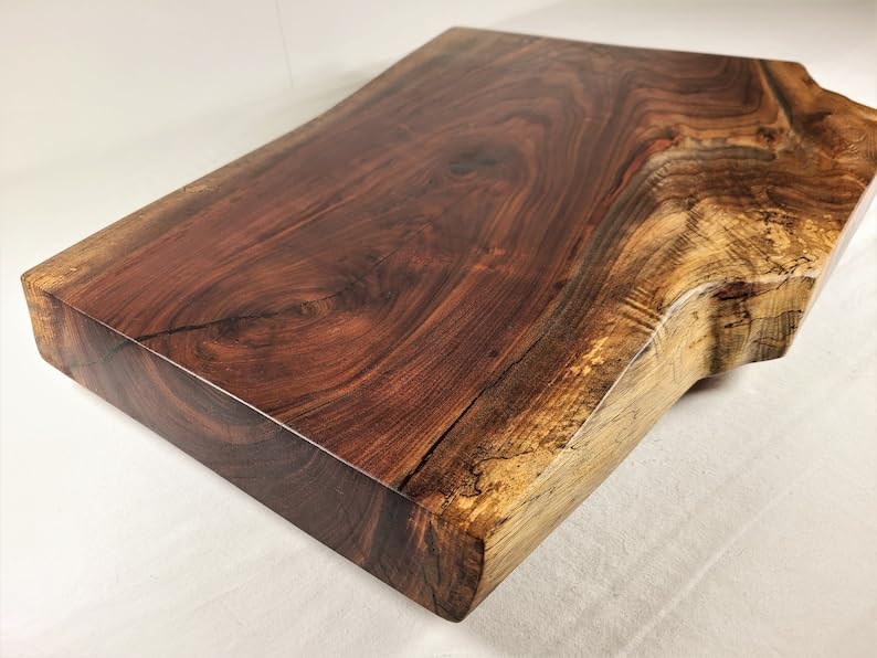 Live Edge Walnut cutting Board, Serving Board,Board (16-18