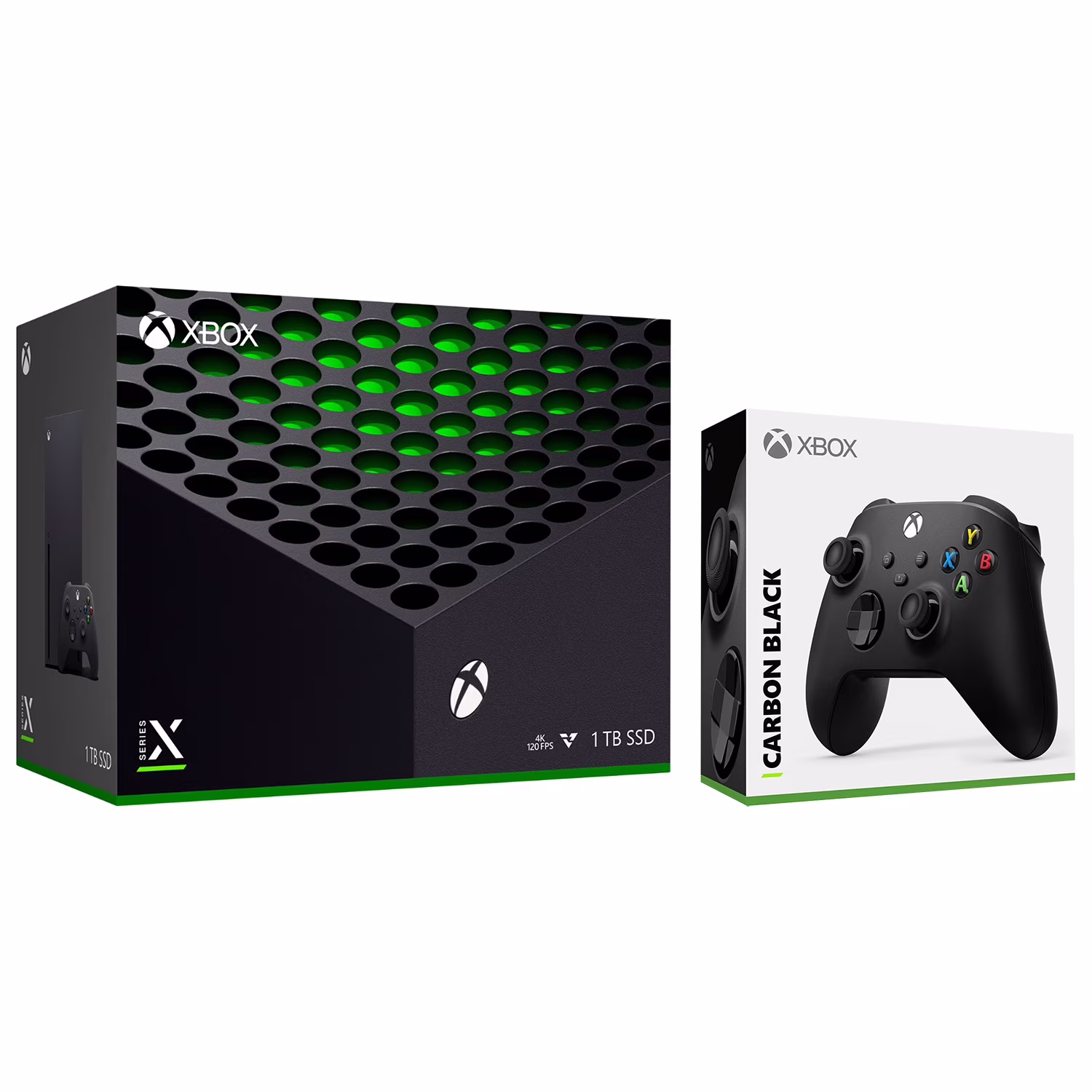 Microsoft Xbox Series X 1TB Console, Black, with Extra Wireless Controller, Fastest Xbox Ever