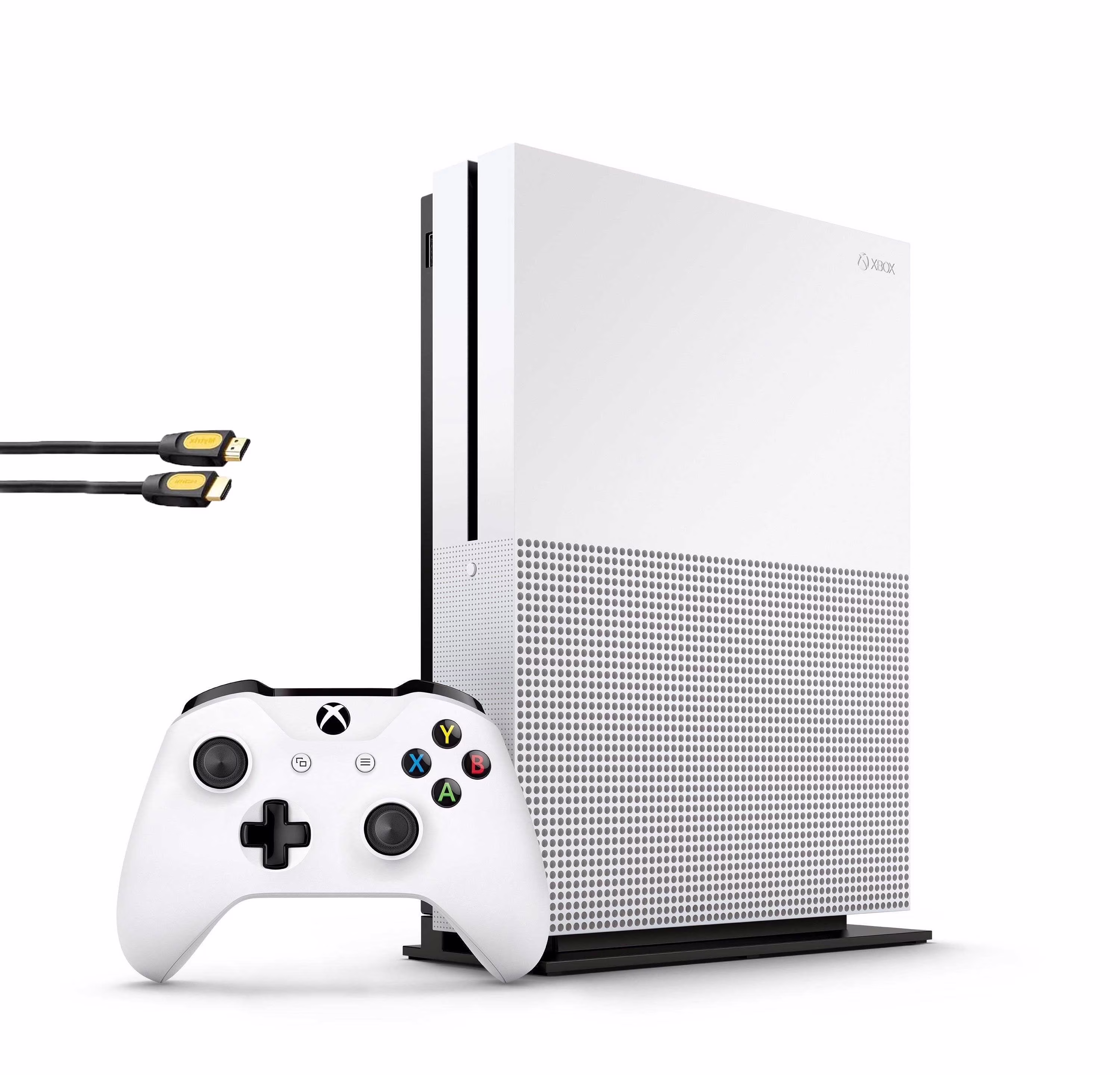 Pre-Owned Microsoft Xbox One S 500GB Gaming Console White with BOLT AXTION Bundle