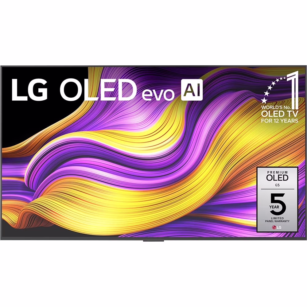 LG 55 Inch G5 Series OLED evo 4K UHD Smart webOS TV with One Wall Design (2025)