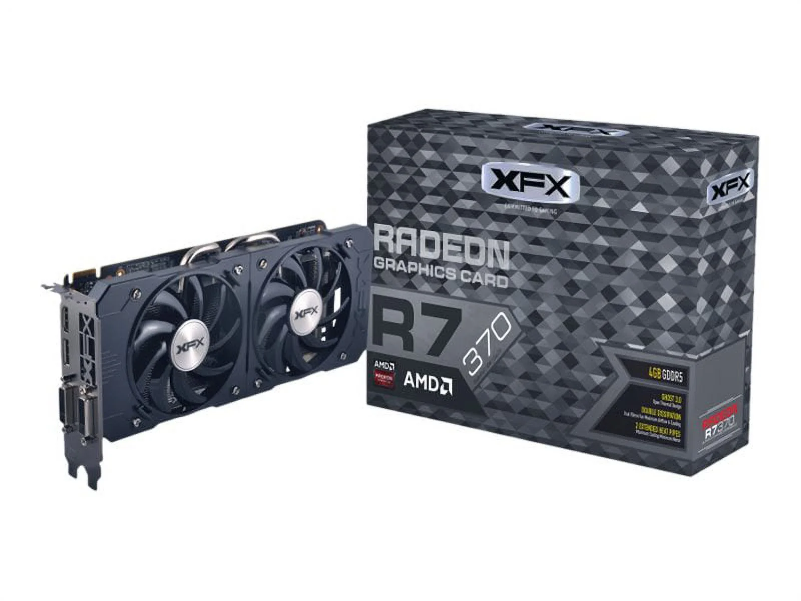 XFX AMD Radeon R7 370 Graphic Card, 4 GB GDDR5