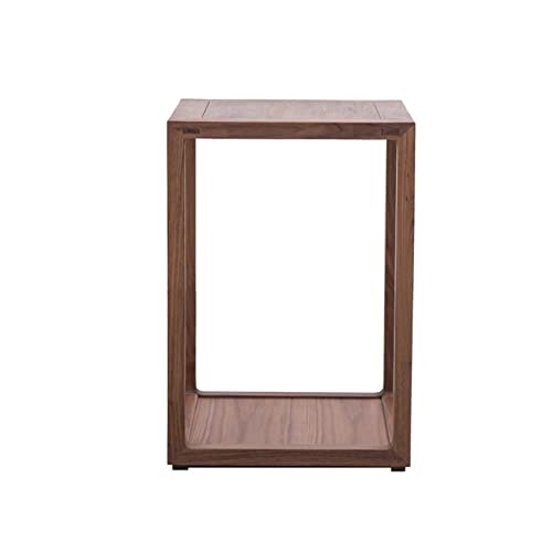 Table Square Side Table Home Decoration Wooden Corner Table Living Room Sofa Double Layer Small Coffee Table Bedroom Bedside Table Coffee Table