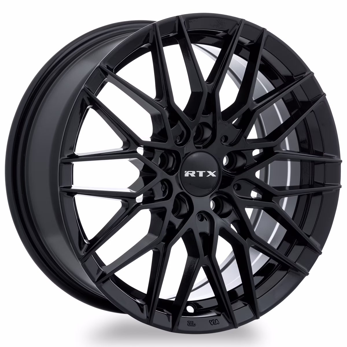 RTX V20 18x8 5x114.3 ET42 CB73.1 Gloss Black Wheel