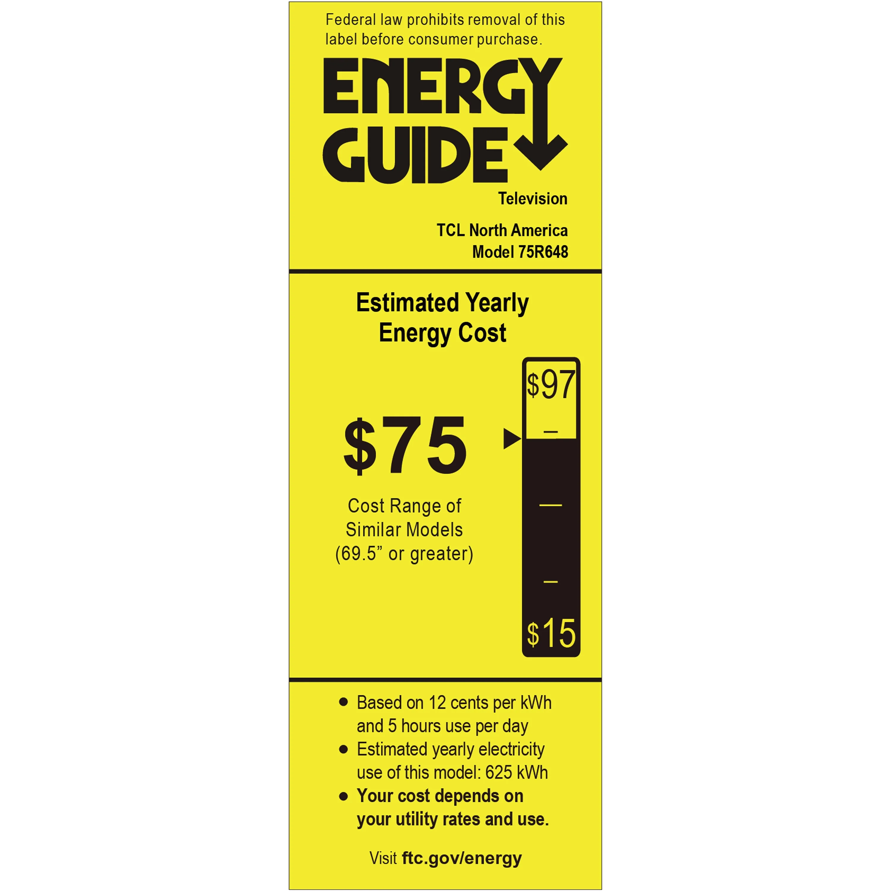 TCL 75" Class 6-Series 8K Mini-LED UHD QLED Dolby Vision HDR Smart Roku TV - 75R648