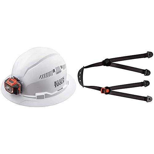 Klein Tools Hard Hat and Chin Strap Bundle