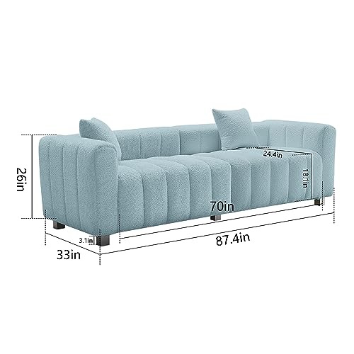 Small Convertible Armless Loveseats,Modern Settee 2-Seater Sofa Couches with Adjustable Backrest,Cream Loveseat Upholstered Bench with Back for Small Spaces Living Room,Bedroom (Pink)