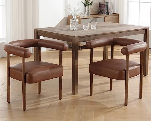 Mid Century Modern Barrel Dining Chairs Set of 4, Upholstered Kitchen & Dining Room Chairs with Arms, 21.75” Wide Velvet Accent Chairs Side Chairs for Kitchen Living Room Bedroom, Black