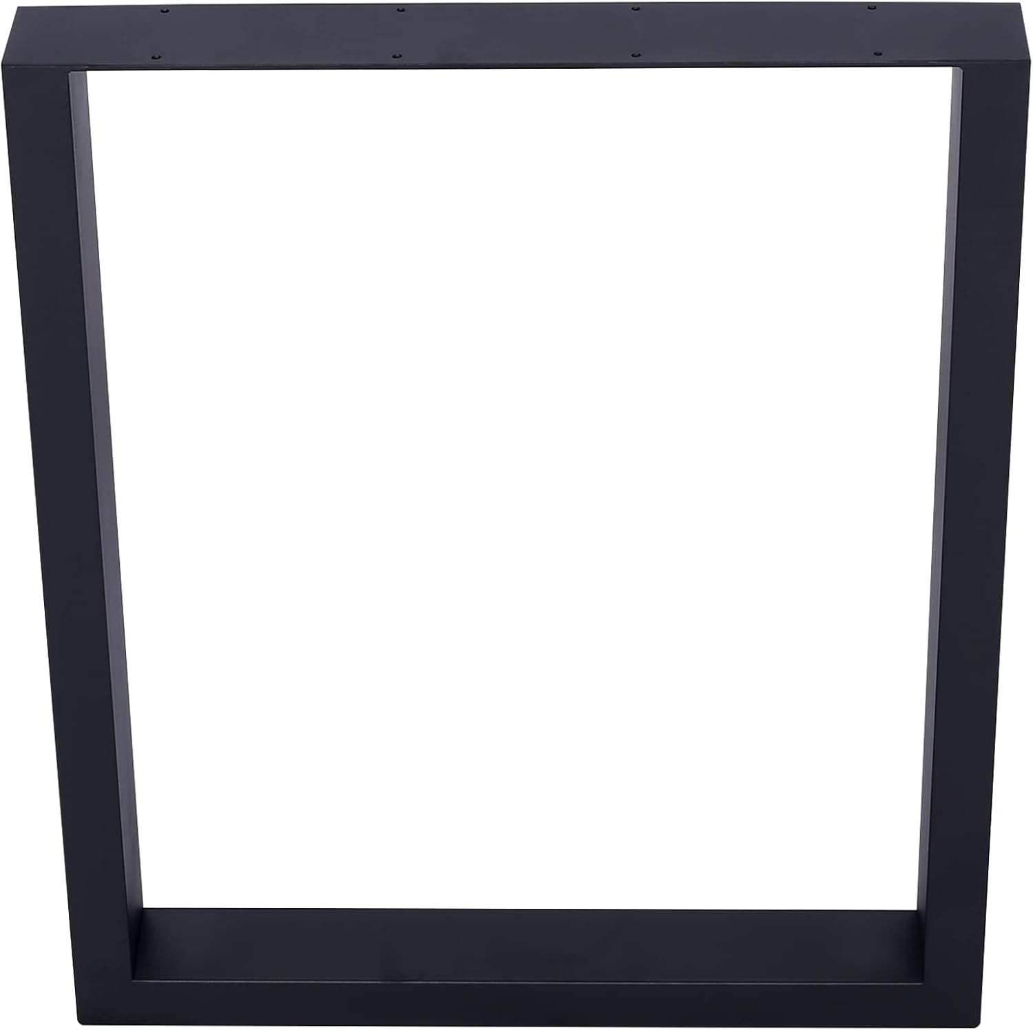 2 Pcs Square Table Legs Wide Metal Table Legs Steel Desk Legs Table Leg Dining Table Legs 27.6 x 3.10 x 28.50 Inch 28 * 35