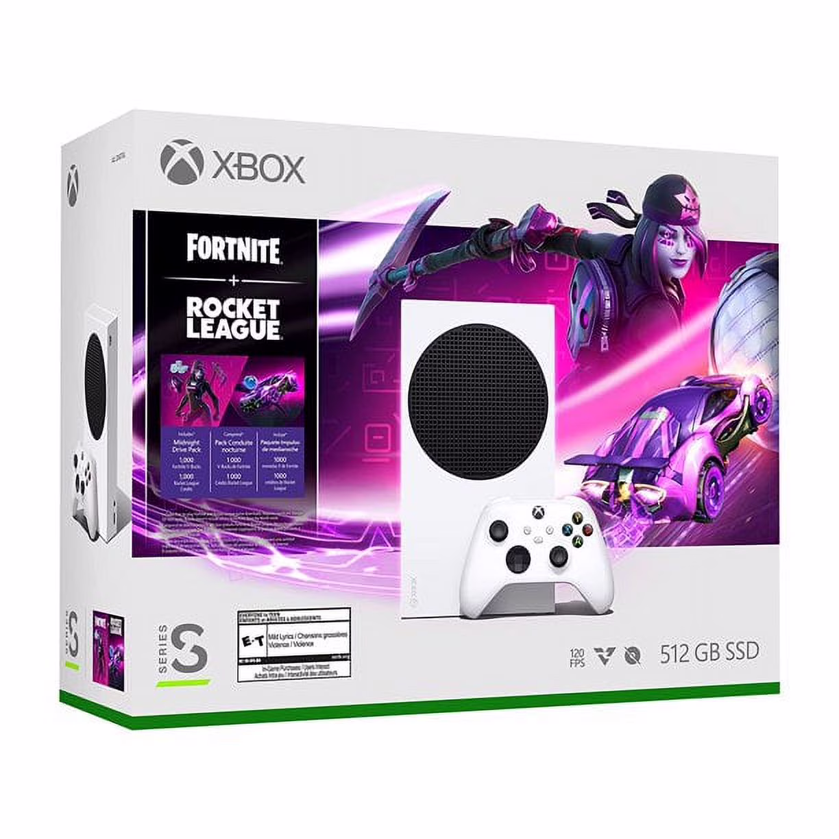 Brand New | Xbox Serie S Digital Bundle with Fortnite & Rocket League Play Skin