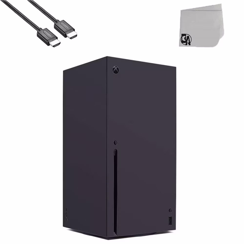 Pre-Owned Xbox Series X Video Game Console Only White with HDMI Cable BOLT AXTION Bundle Used