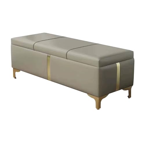 PALE Shoe Bench, Home/Commercial Shoe Changing Bench, Storage, Wooden Frame, Soft Cushions (Color : Dark Green, Small : 60cm)