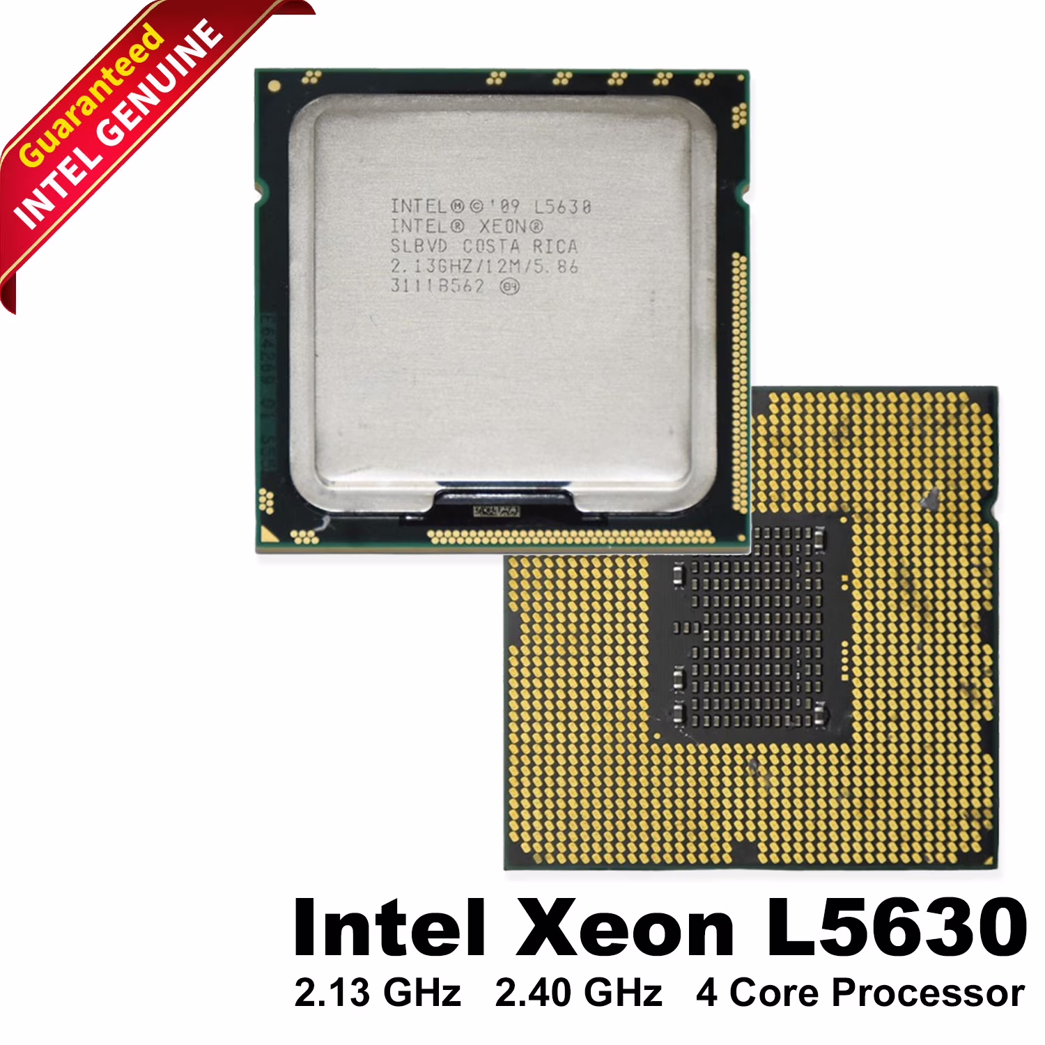 Pre-Owned Intel Xeon L5630 2.13GHz Quad-Core CPU SLBVD - 4 Cores, 12MB Cache