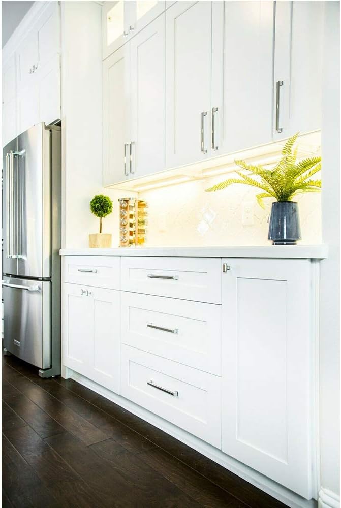 White 12 inch Kitchen Bathroom Vanity Shaker Cabinet Door Base Wall New Birch Solid Wood Hardwood Plywood 12