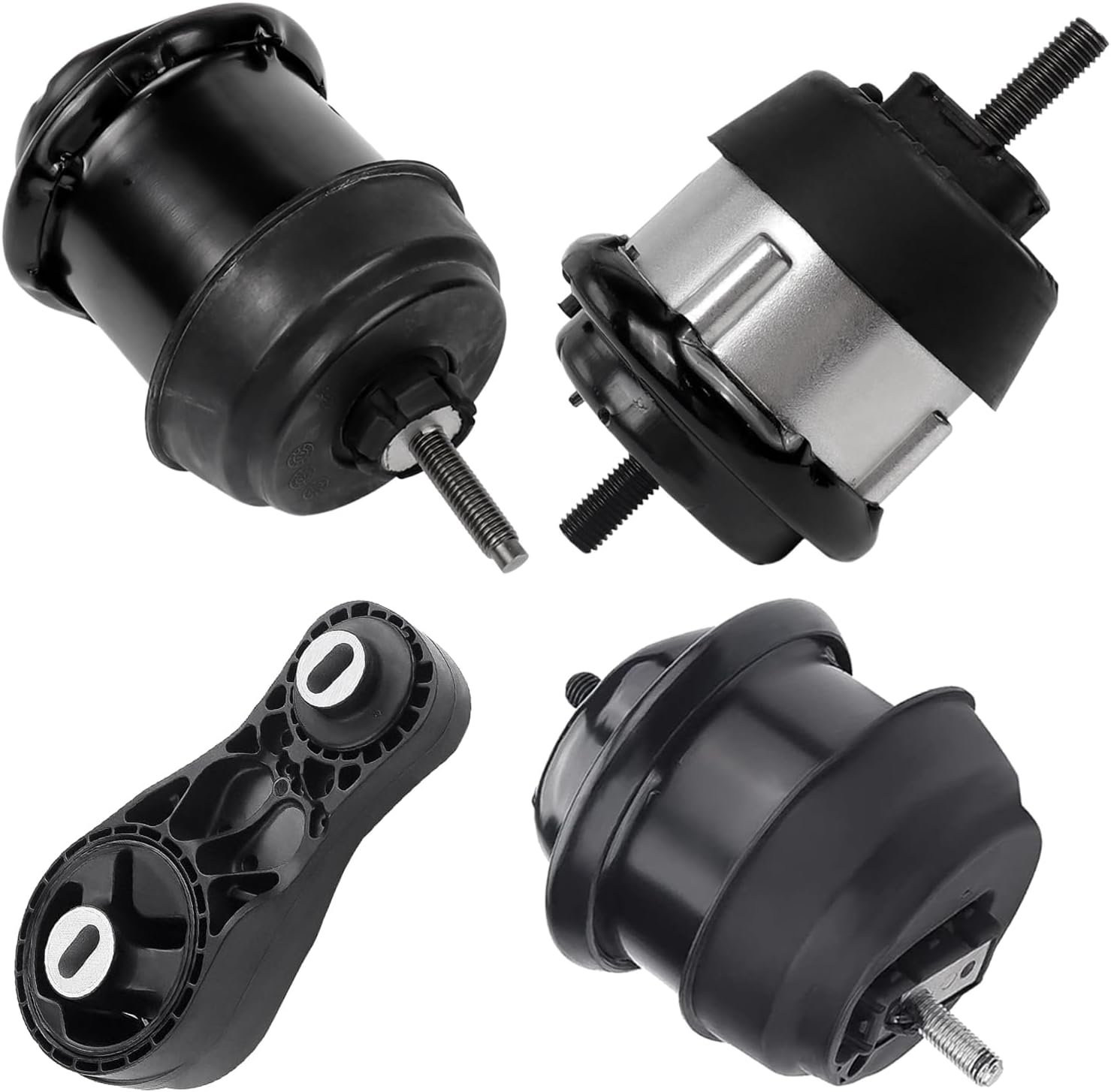 4PCS Engine Motor & Trans Mount Set Fit for 2009-2017 Buick Enclave & Chevrolet Traverse & GMC Acadia Limited, for 2009-2010 Saturn Outlook 3.6L Automatic Transmission Replace# A5548HY A5549HY A5458HY